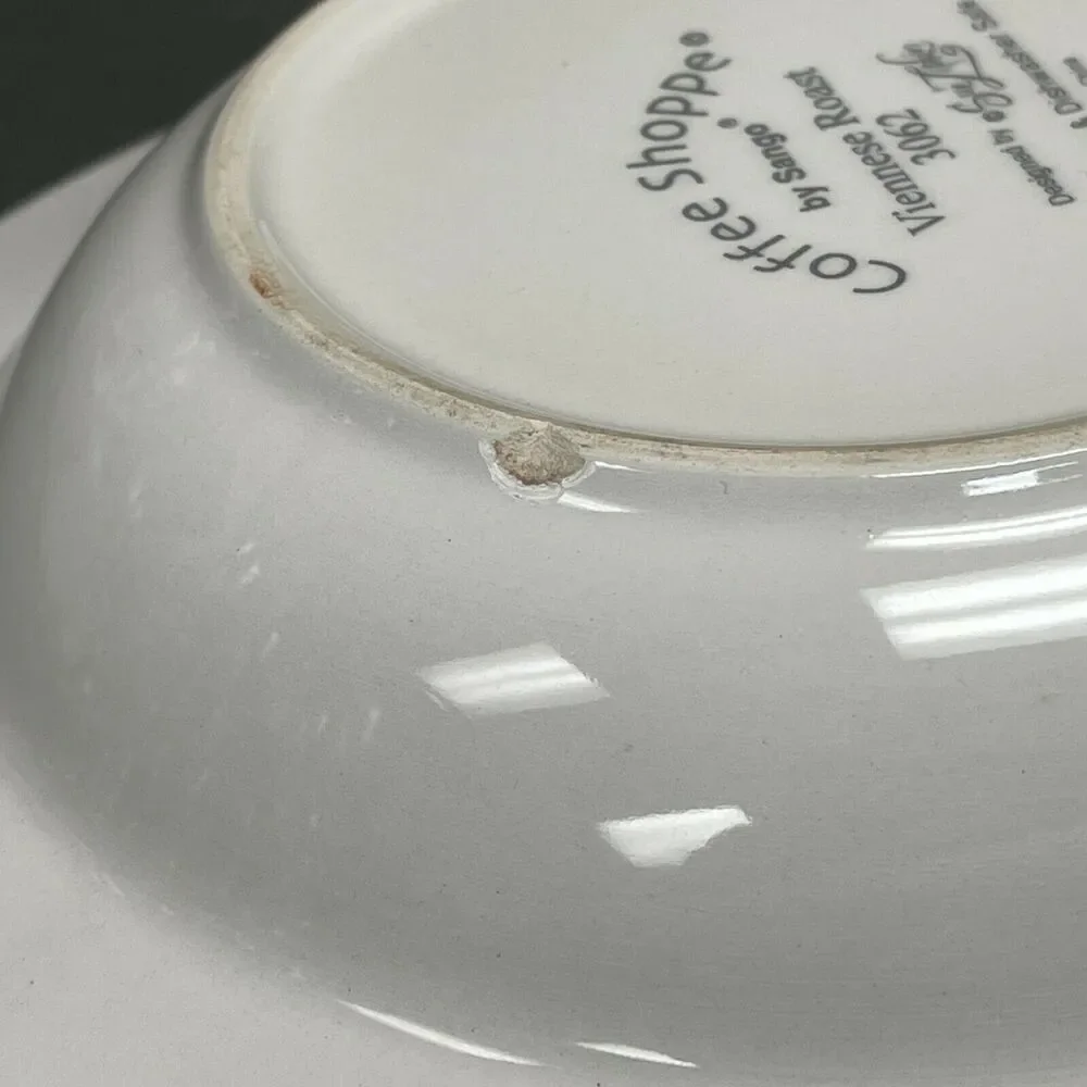 Coffee Shoppe by Sango Pasta Bowls‎ Sue Zipkin Viennese French Roast 3062